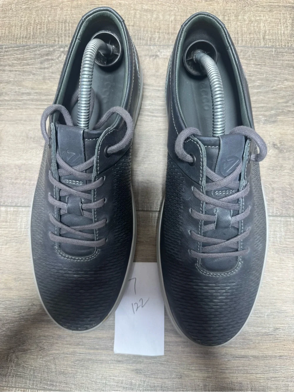 Ecco Men's Athletic Lace-Up Sneakers - Charcoal Gray